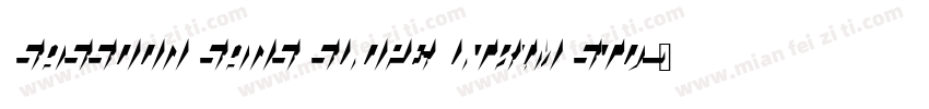 Sassoon Sans Slope ltrim Std字体转换